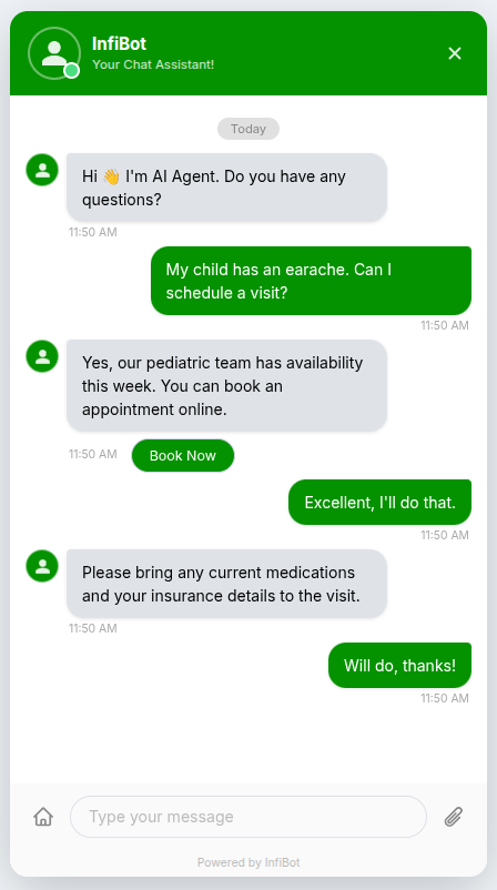 Never lose a new patient enquiry